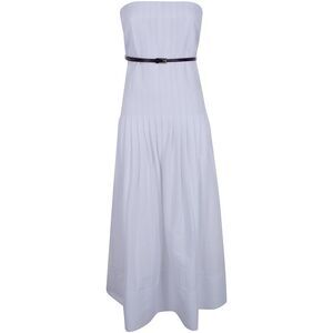 Semicouture Women Brassiere Popeline Cotton Dress